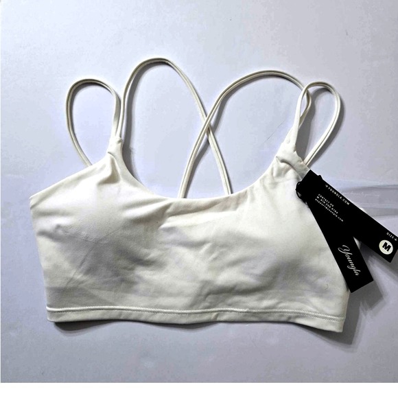 Youngland Other - Youngla Model #W337 Curve Essential Sports Bra In Beige Size M Sold  Out Style‎